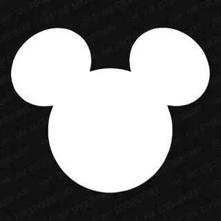 Disney Mickey Head Vinyl Decal Disney decals, Mickey head, M