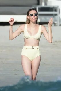 Emma Roberts in Yellow Bikini 2020-07 GotCeleb