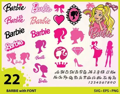 Barbie svg Barbie files for cricut Barbie vector Barbie Etsy