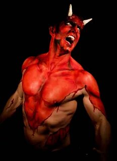Red Body Paint Devil - Things to Paint