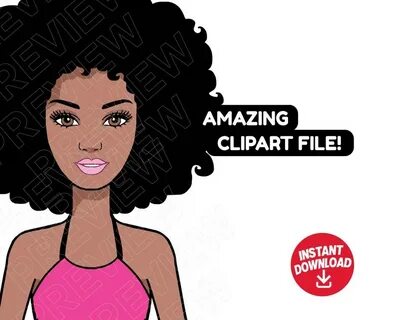 Barbie Afro Svg Cut File Clipart Barbie Doll Svg Png Etsy In