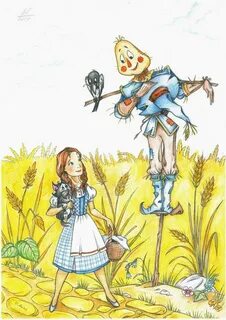 Drawing Scarecrow and Dorothy - Legends of Oz by VAart - A.V