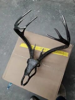 Rebar Deer Skull Deer skulls, Metal art projects, Welding cr