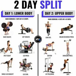 8 Powerful Muscle Building Gym Training Splits Workout split
