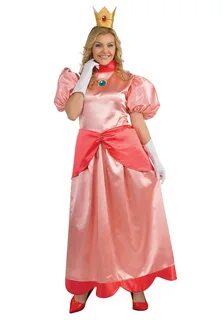 Deluxe Princess Peach Plus Size Costume - Halloween Costume 