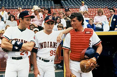 "Major League" promo still, 1989. L to R: Corbin Bernsen, Ch