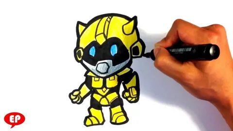 How to Draw Transformers (cute) - Bumblebee - Easy Pictures 