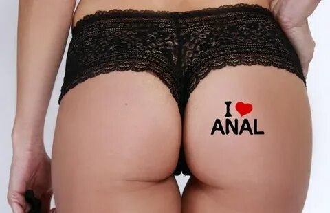 2 Kinky Temporary Tattoos I LOVE ANAL Adult Sex Fetish Etsy