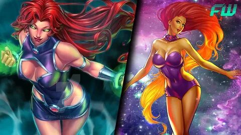 10 Dazzling Fan Art Pics Of Starfire That Will Make You To W