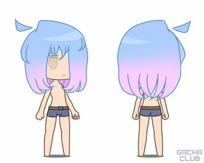 Gacha Club Body Base With Eyes And Hair - Boorupen Wallpaper