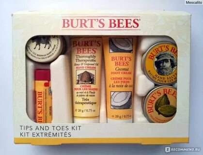 Набор средств Burt's Bees для ног, рук и губ "Tips and Toes"