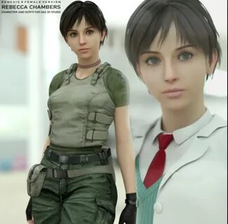 Rebecca Chambers For G8F - Free Daz 3D Models