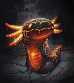 Magma monster by henrikbrummer on DeviantArt in 2021 Mythica