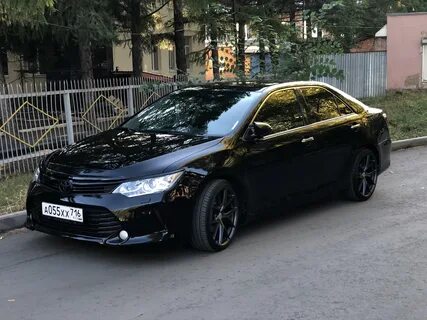 Частичная тонировка задних фонарей - Toyota Camry (XV50), 2,5 л., 2016 года стай