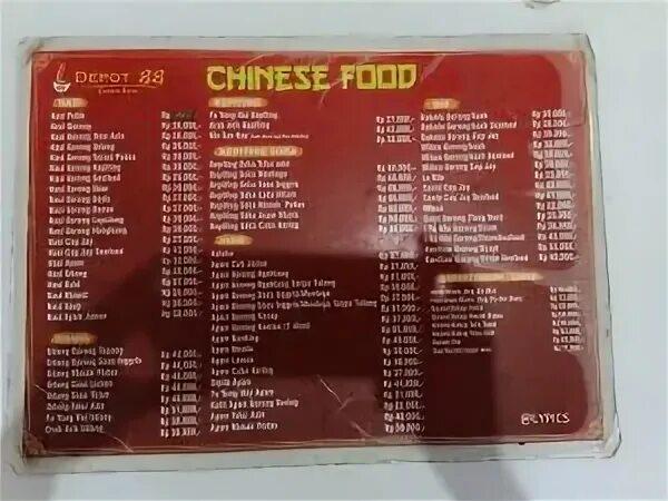 Pilihan Menu Chinese Food di Depot 88 Kota Malang - akulily