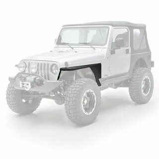 Smittybilt Front XRC Tube Fenders without Flare in Textured 