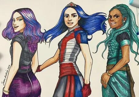 Please tag the person who did it #disneydescendants2 #disney