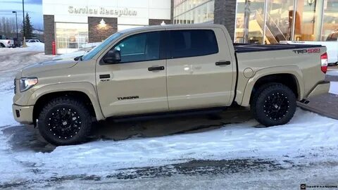 2018 Toyota Tundra Crew Max in Quicksand on 285/65R18 KO2 Ti