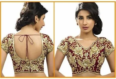 40 Latest Blouse Back Neck Designs For Women That Will Perfe