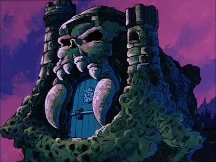 Eternian Backgrounds: Castle Grayskull - Exterior Wide Shot
