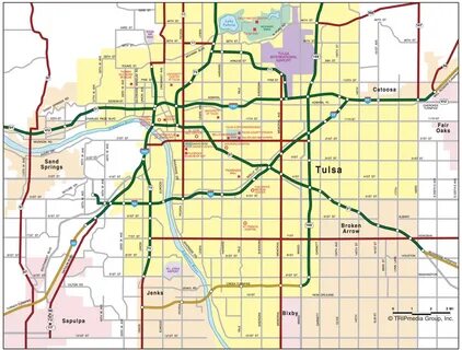 Tulsa Map - Tripsmaps.com