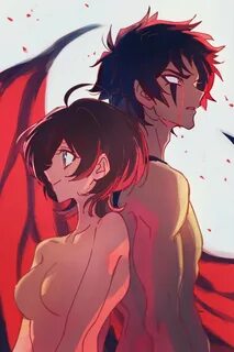 Devilman Crybaby Miki Makimura & Akira Fudo イ ラ ス ト.泣 き 虫.絵