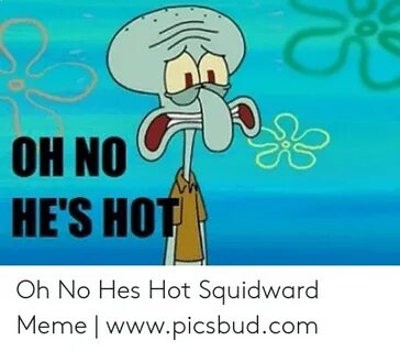 OH NO HE'S HOT Oh No Hes Hot Squidward Meme Wwwpicsbudcom Me