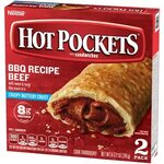 Hot Pockets Frozen Sandwiches Bbq Recipe Beef 2Pk Hy-Vee Ais