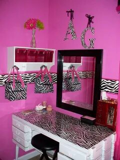 Pin by Daisy Day GlO on Barbie Girl house Zebra room, Pink z