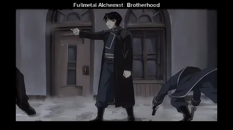 Roy Mustang in rainy days (Both versions) on Make a GIF