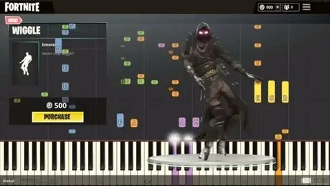 Fortnite Dance Emote - Wiggle - IMPOSSIBLE REMIX - Piano Cov