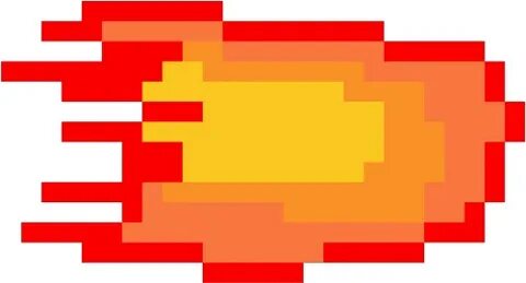 Fireball Clipart Pixel Sprite - Pixel Art - (640x480) Png Cl