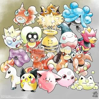 Tom Higgins on Twitter: "I drew the beta baby Pokemon that w