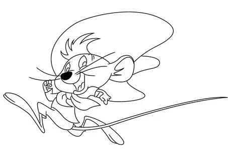 Drawing Speedy Gonzales #30739 (Cartoons) - Printable colori