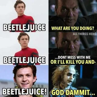 lol-if only batman turned into beatlejuice when he dies-what