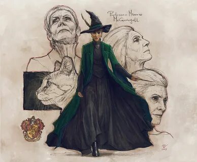 ArtStation - Professor Minerva McGonagall-FanArt2