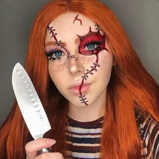 chucky makeup Halloween makeup inspiration, Chucky makeup, H