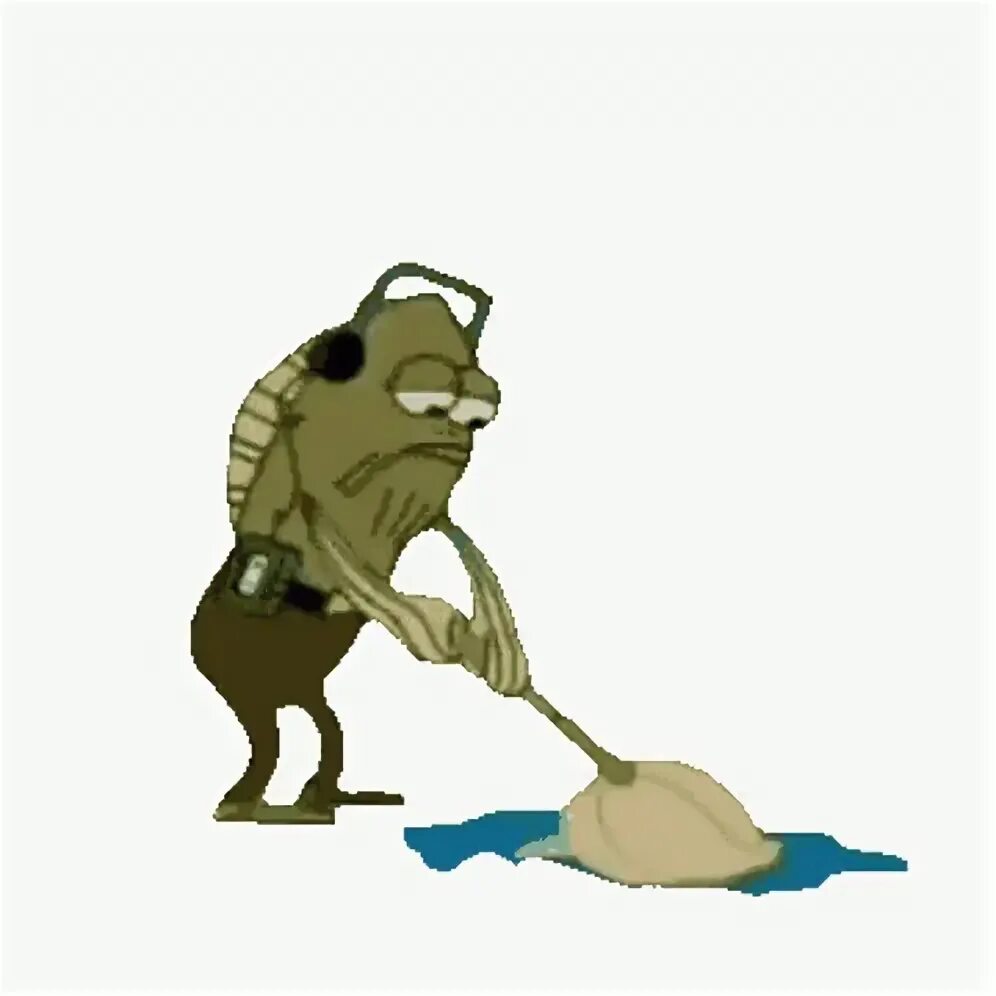 Fred Mopping Sticker - Fred Mopping Fred Mopping - Discover 