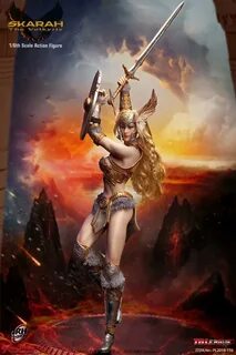 Skarah the Valkyrie Action Figure 1/6, ARH ComiX, 29 cm Blac