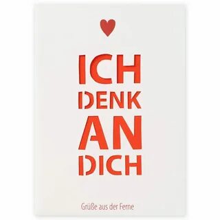 Lichttütenkarte "Ich denk an dich" Geschenkidee.de