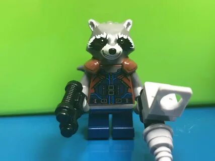 New LEGO Rocket Raccoon Minifig Super Heroes 76079 Authentic