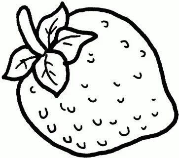 strawberry clipart black and white - Clip Art Library