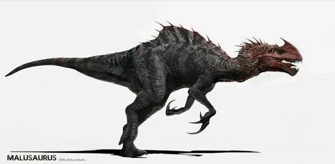 Early Indominus Concept, The Mighty Malusaurus Indominus rex