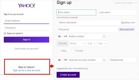 Yahoo Mail Sign in Login Problems and Password Recovery