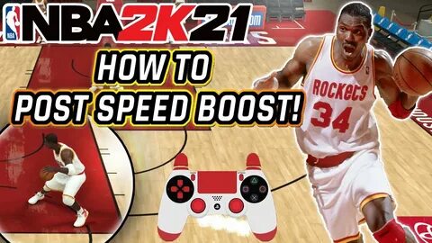 NBA 2K21 HOW TO POST SPEED BOOST TUTORIAL WITH HAND CAM! HOW