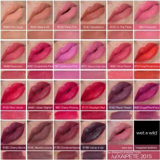 Wet N Wild Megalast Lipstick Swatches and Review OC Wet n wi