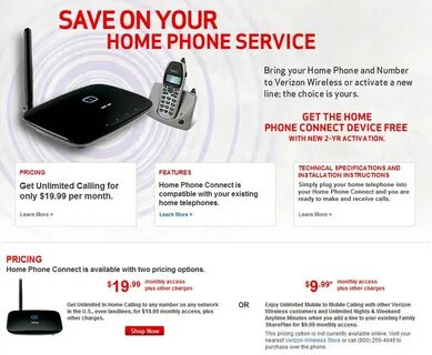 Verizon Wireless expands its Home Phone Connect service - Ph