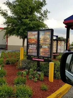 Bill Lewis visiting Burger King in Jacksonville, Florida - P