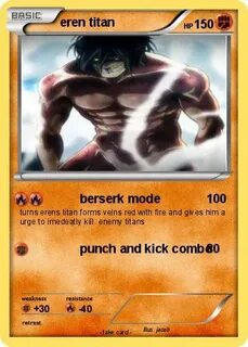 Pokémon eren titan 20 20 - berserk mode - My Pokemon Card