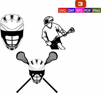 Lacrosse Sticks SVGSports SVGlacrosse goalie png dxf for Ets